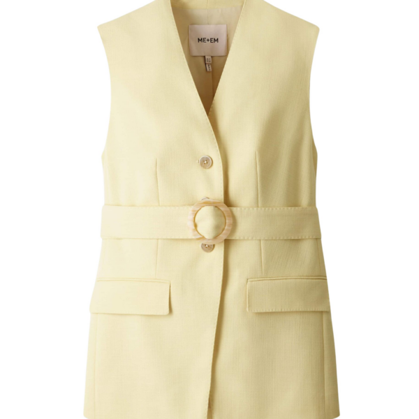 Me and Em Longline Vest
Crease-Less Tailoring Top