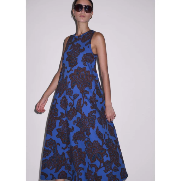 Slub Jersey – luxury British Blue in Me and Em exclusively at Luxury Shoes 