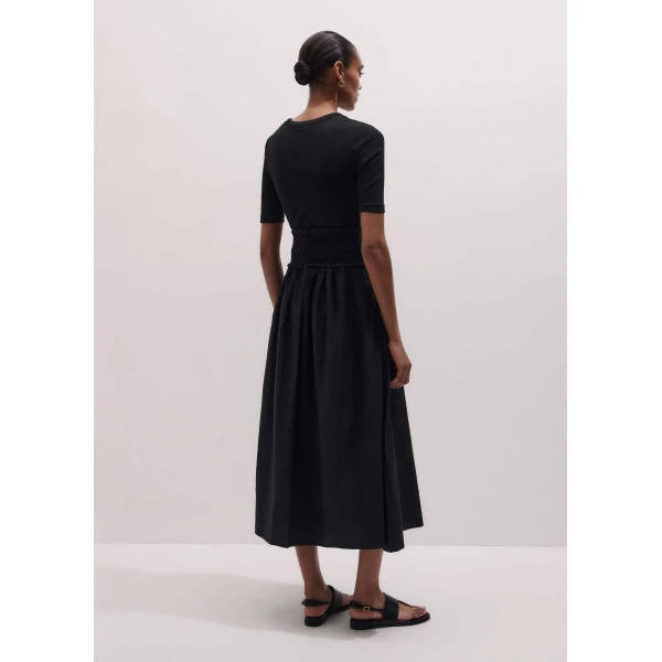 Me + Em Mixed Media Maxi Dress