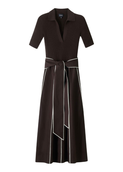 Me and Em Mixed Media Midi Dress