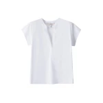 Me and Em Open-V Swing Top
Cotton Slub Jersey Top