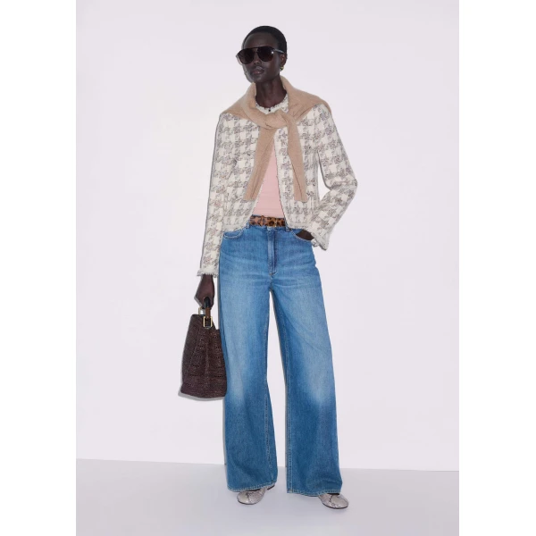 Cotton Rib Jersey – luxury British Pink in Me and Em exclusively at Luxury Shoes 