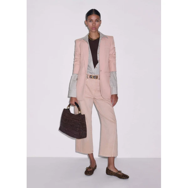 Slub Jersey – luxury British Brown in Me and Em exclusively at Luxury Shoes 