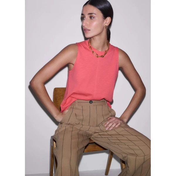 Slub Jersey – luxury British Pink in Me and Em exclusively at Luxury Shoes 