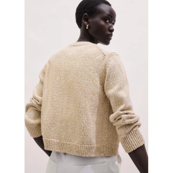 Me + Em Relaxed Crew Cardigan