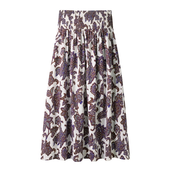 Me and Em Shirred Waist Maxi Skirt