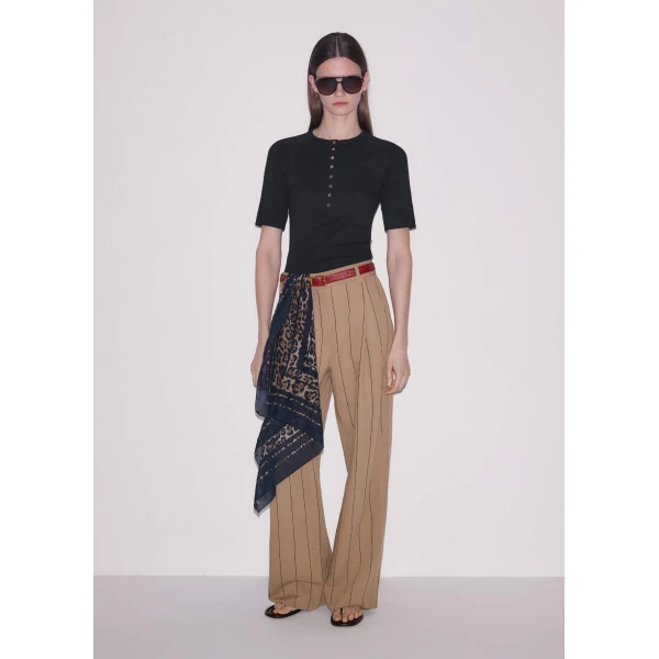 Rib Jersey – luxury British Black in Me and Em exclusively at Luxury Shoes 