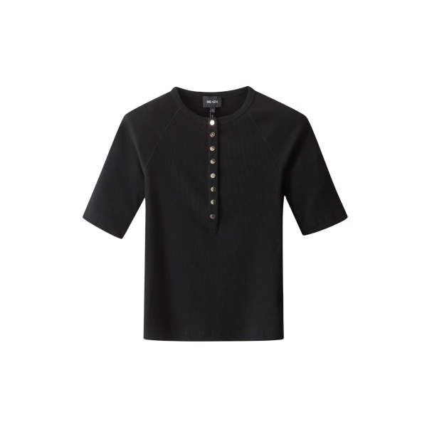 Me and Em Short Sleeve Henley Top