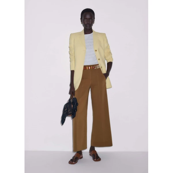 Cotton Poplin – luxury British White in Me and Em exclusively at Luxury Shoes 