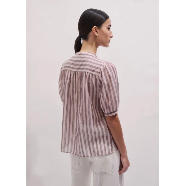 Me + Em Soft Stripe Blouse