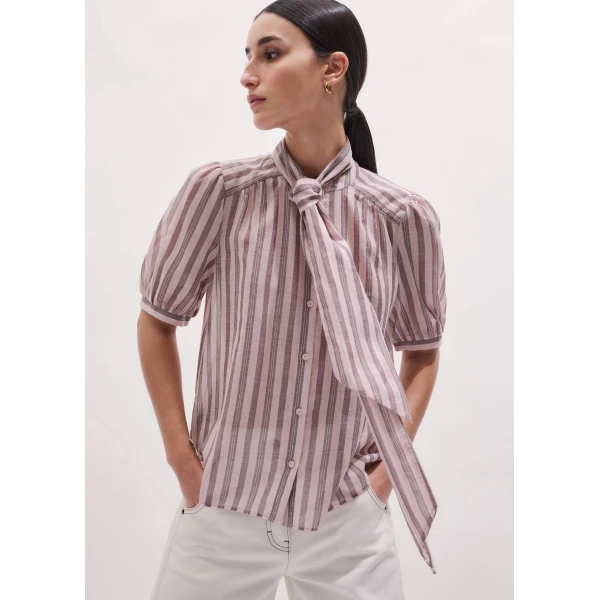 Cotton Voile – luxury British Pink in Me and Em exclusively at Luxury Shoes 