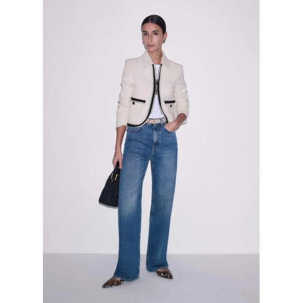 Textured Tweed – luxury British Ivory in Me and Em exclusively at Luxury Shoes 
