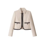Me and Em Straight Crop Jacket
Textured Tweed Jacket