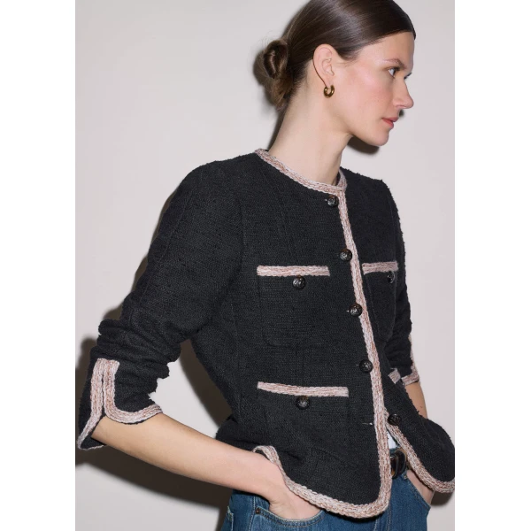 Italian Cotton – luxury British Black in Me and Em exclusively at Luxury Shoes 