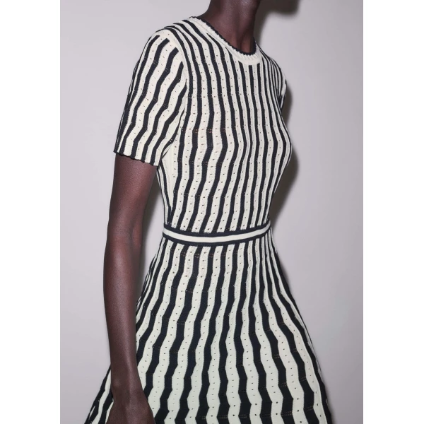 Me and Em Stripe Knit Maxi Dress