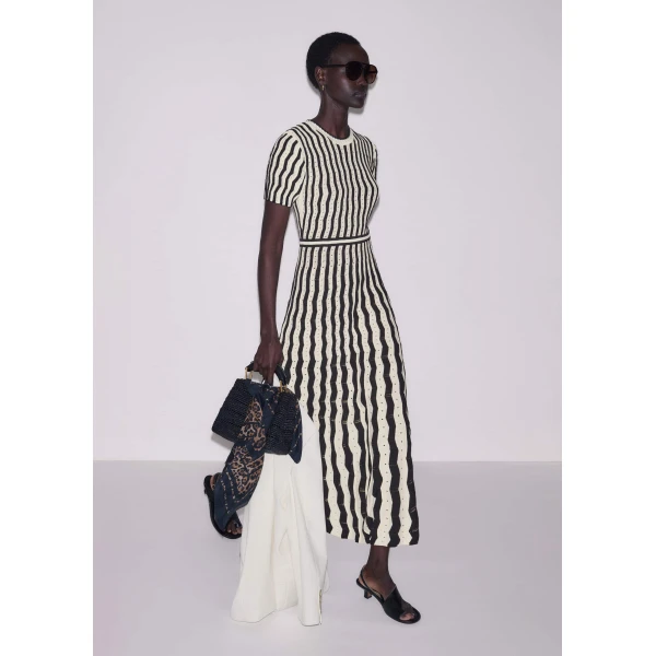 Pointelle Cotton – luxury British Ivory in Me and Em exclusively at Luxury Shoes 