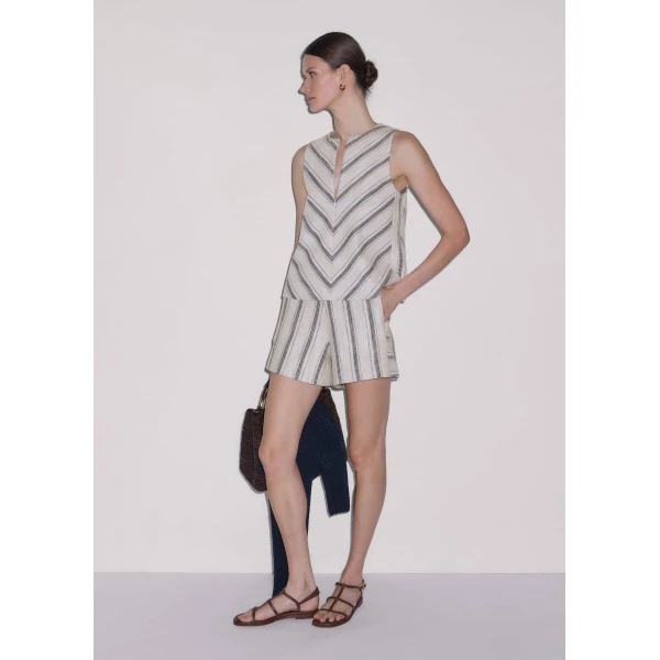 Textured Jersey – luxury British Multicolour in Me and Em exclusively at Luxury Shoes 