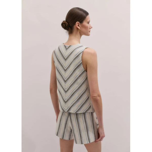 Me + Em Stripe Swing Top