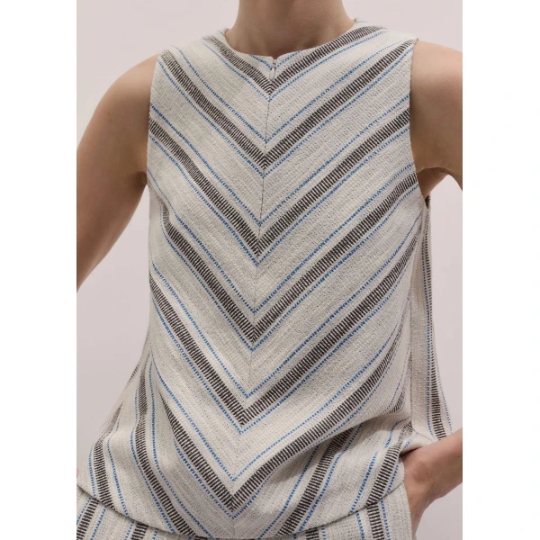 Me and Em Stripe Swing Top