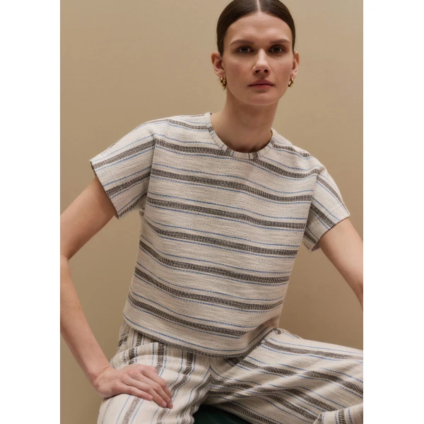 Textured Jersey – luxury British Multicolour in Me and Em exclusively at Luxury Shoes 
