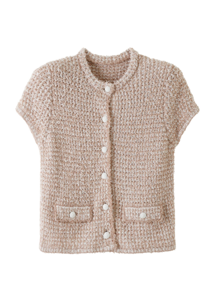 Me and Em Textured Crop Jacket