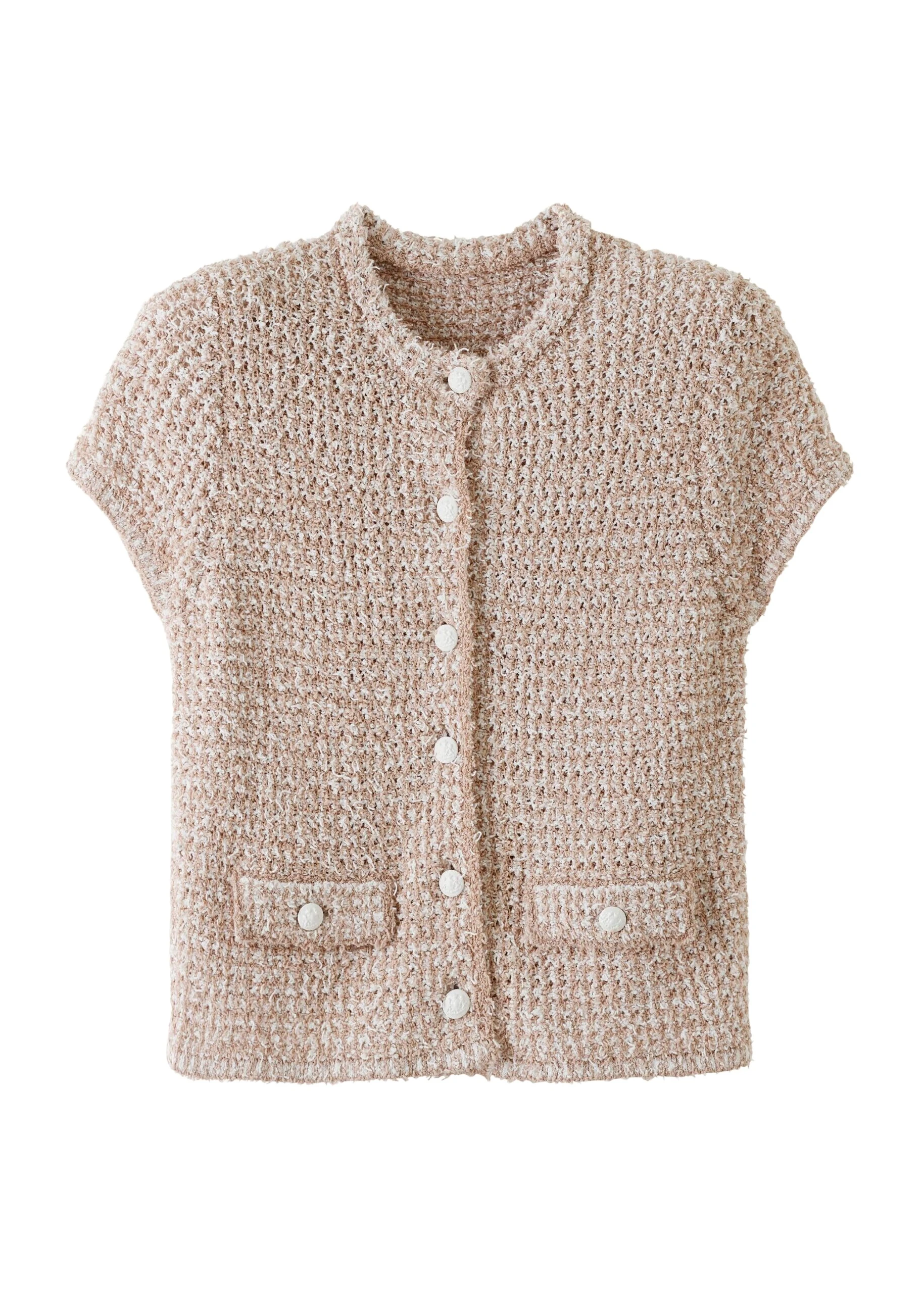 Me and Em Textured Crop Jacket
Tweed Cotton Knit