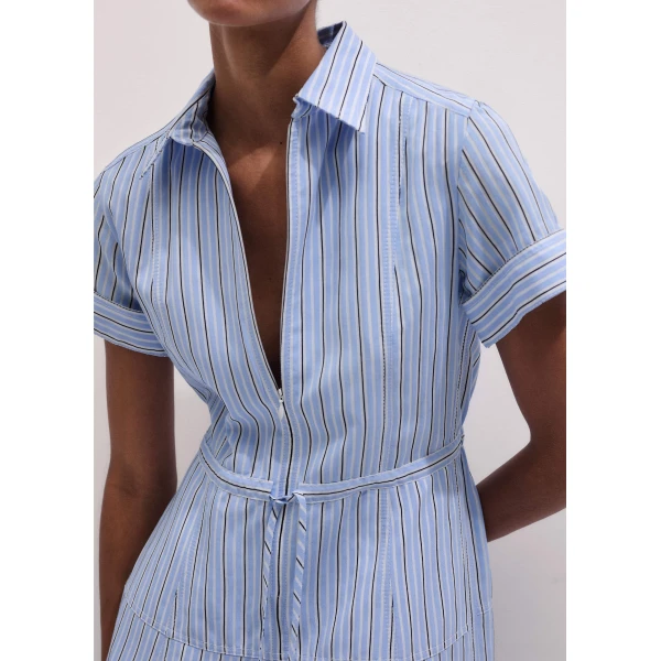 Me and Em Zip Neck Shirt Dress