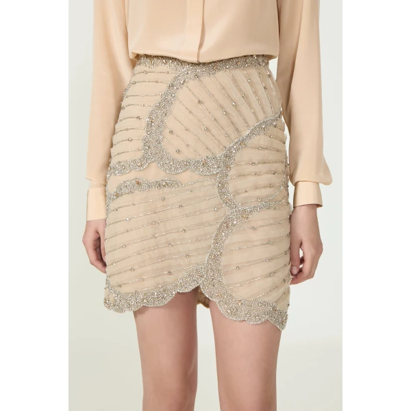 Costarellos Skirts - Romantic Greek Lace - Shop at Luxury Shoes 