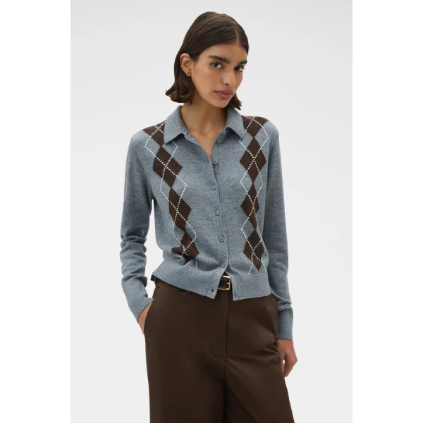 Oroton Argyle Cardigan - Oroton Knitwear - Australian Heritage Luxury - Shop at Luxury Shoes 