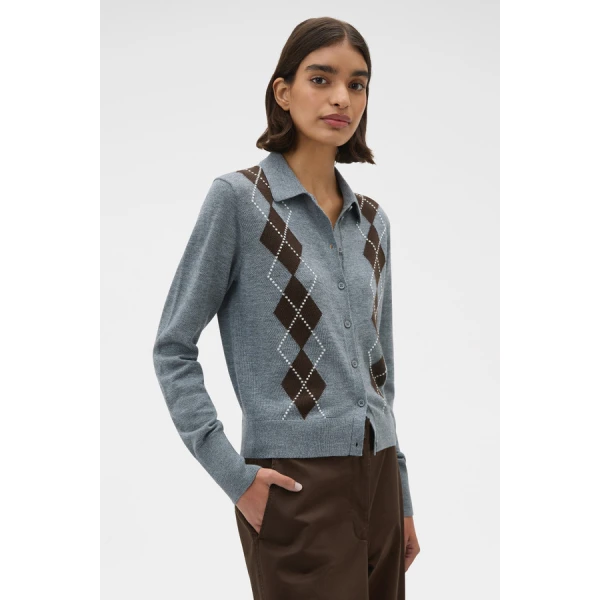 Oroton Argyle Cardigan - Oroton Knitwear - Australian Heritage Luxury - Shop at Luxury Shoes 