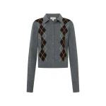 Oroton Argyle Cardigan - Oroton Knitwear - Australian Heritage Luxury - Shop at Luxury Shoes 