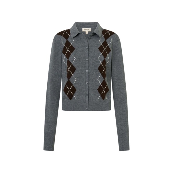 Oroton Argyle Cardigan - Oroton Knitwear - Australian Heritage Luxury - Shop at Luxury Shoes 