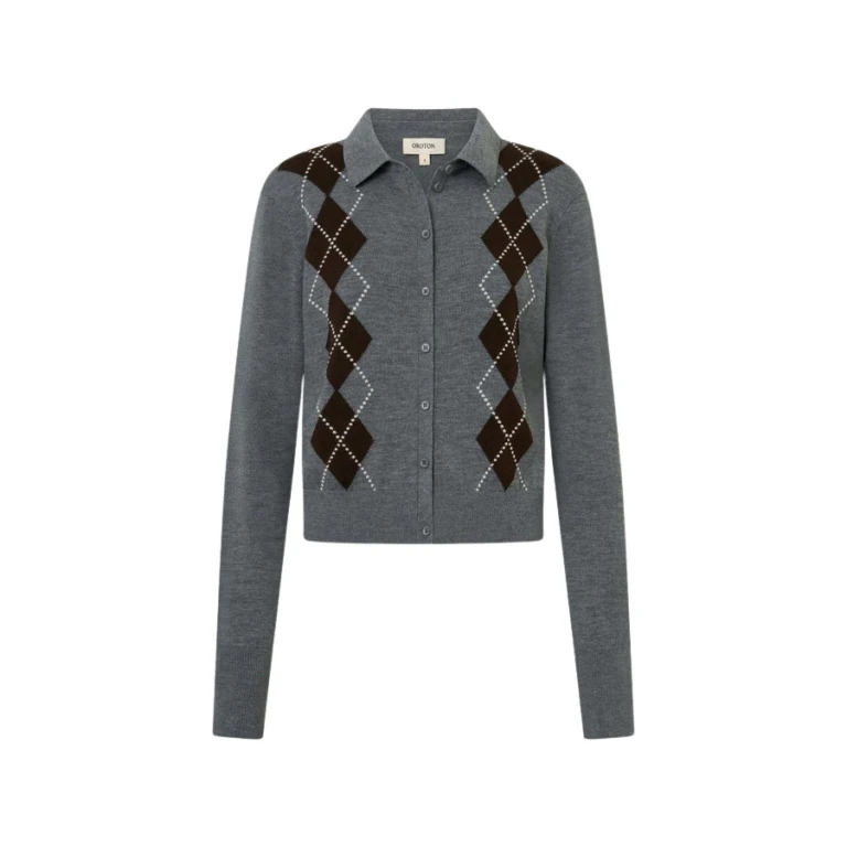 Oroton Argyle Cardigan - Oroton Knitwear - Australian Heritage Luxury - Shop at Luxury Shoes 