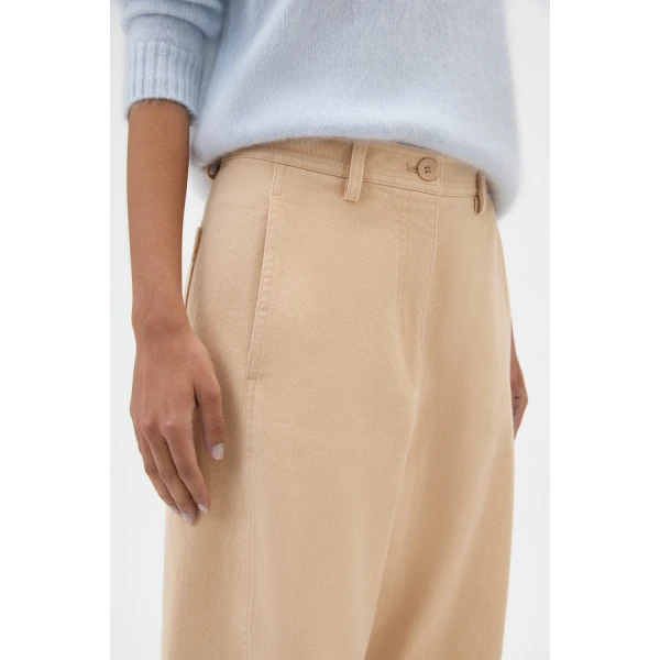 Oroton Barrel Twill Leg Pant - Oroton Pants - Australian Heritage Luxury - Shop at Luxury Shoes 
