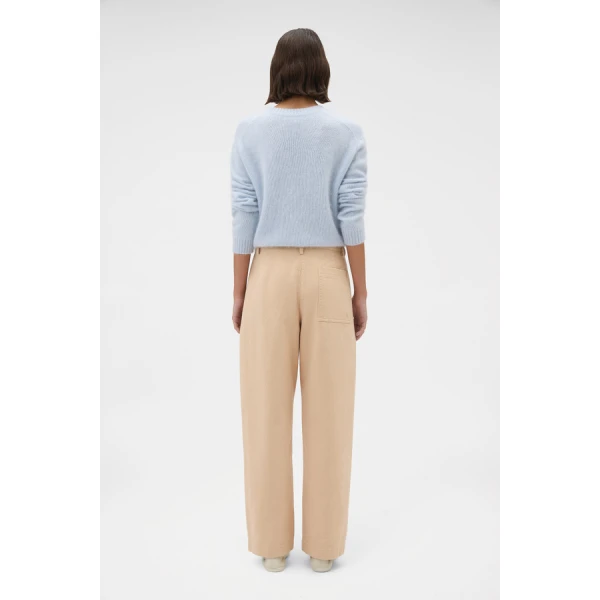 Oroton Barrel Twill Leg Pant - Oroton Pants - Australian Heritage Luxury - Shop at Luxury Shoes 