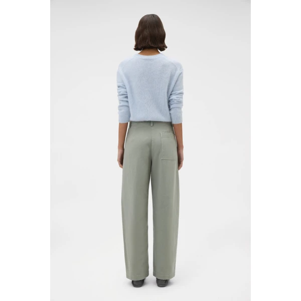 Oroton Barrel Twill Leg Pant - Oroton Pants - Australian Heritage Luxury - Shop at Luxury Shoes 