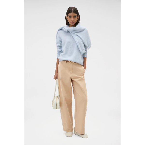 Oroton Barrel Twill Leg Pant - Oroton Pants - Australian Heritage Luxury - Shop at Luxury Shoes 