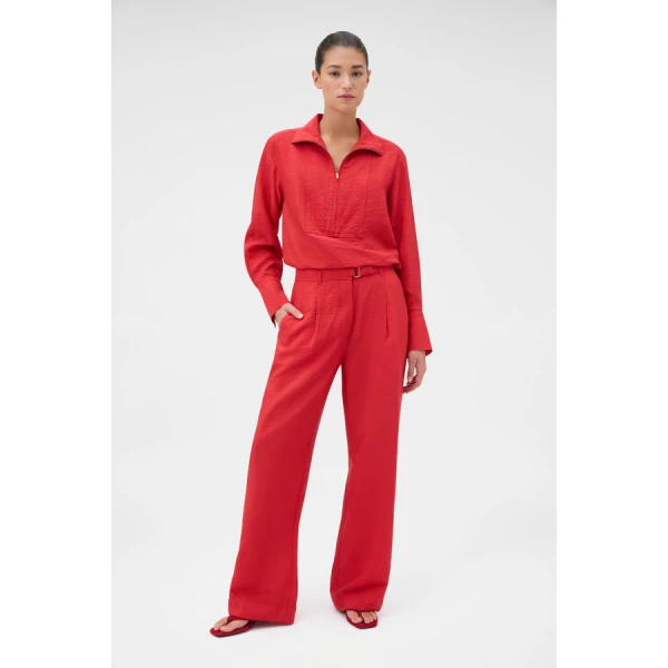 Oroton Belt Detail Pant - Oroton Pants - Australian Heritage Luxury - Shop at Luxury Shoes 