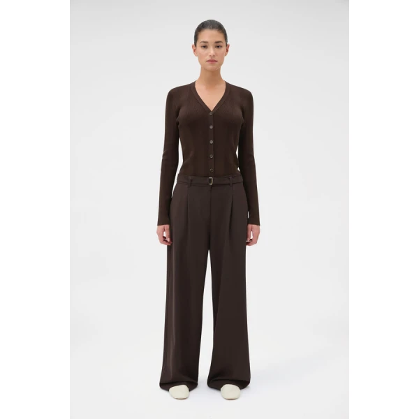 Oroton Belt Detail Pant - Oroton Pants - Australian Heritage Luxury - Shop at Luxury Shoes 