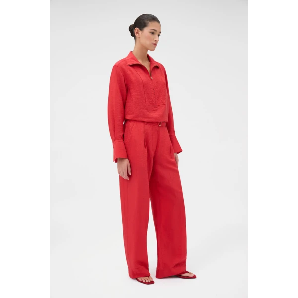 Oroton Belt Detail Pant - Oroton Pants - Australian Heritage Luxury - Shop at Luxury Shoes 