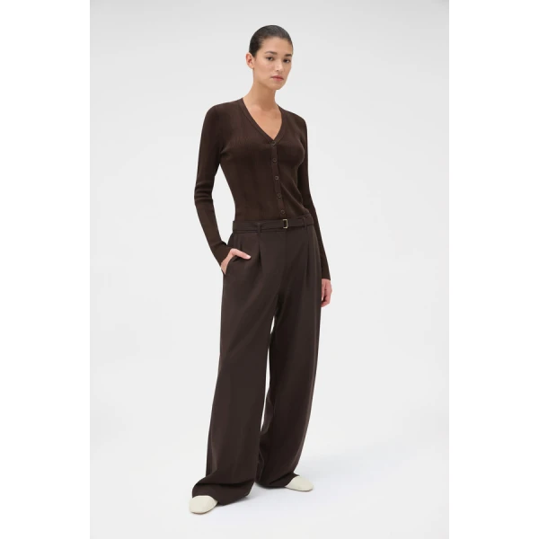 Oroton Belt Detail Pant - Oroton Pants - Australian Heritage Luxury - Shop at Luxury Shoes 