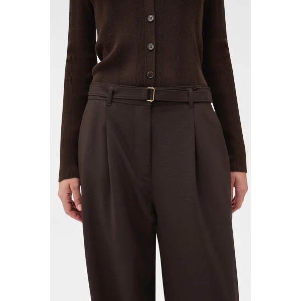 Oroton Belt Detail Pant - Oroton Pants - Australian Heritage Luxury - Shop at Luxury Shoes 