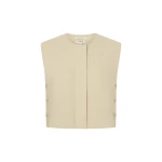 Oroton Button Detail Vest - Oroton Tops - Australian Heritage Luxury - Shop at Luxury Shoes 