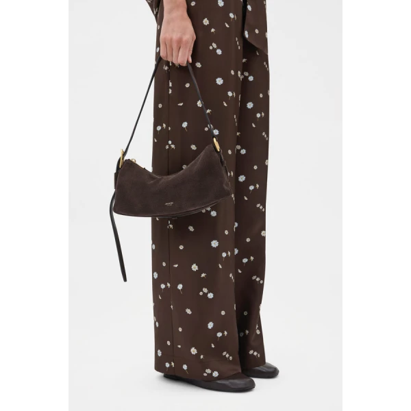 Oroton Cali Suede Baguette - Bags - Australian Luxury Leather Handbag at Luxury Shoes 