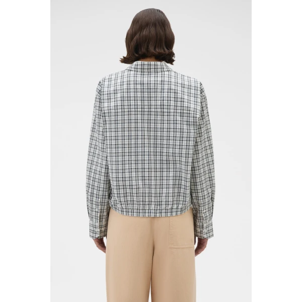 Oroton Check Bomber Shirt - Oroton Tops - Australian Heritage Luxury - Shop at Luxury Shoes 