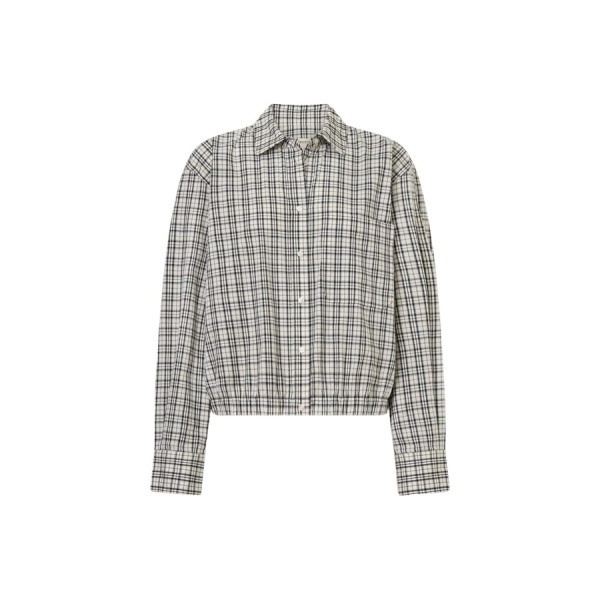 Oroton Check Bomber Shirt - Oroton Tops - Australian Heritage Luxury - Shop at Luxury Shoes 