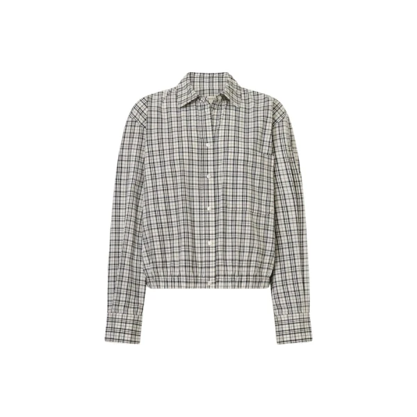 Oroton Check Bomber Shirt - Oroton Tops - Australian Heritage Luxury - Shop at Luxury Shoes 