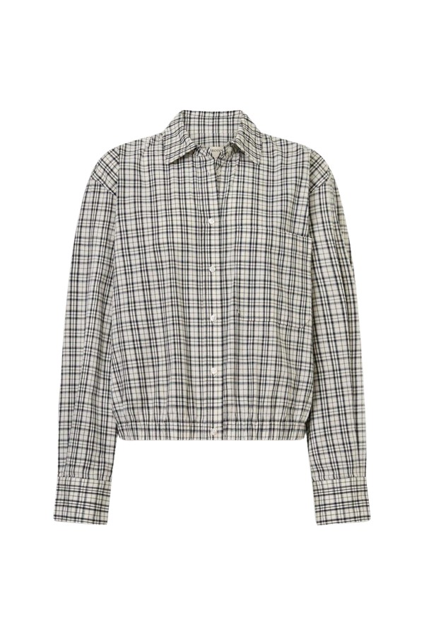 Oroton Check Bomber Shirt - Oroton Tops - Australian Heritage Luxury - Shop at Luxury Shoes 