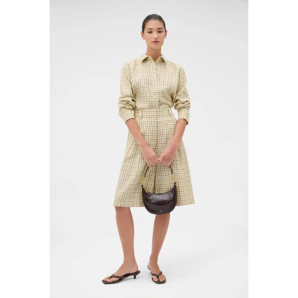 Oroton Check Crop Shirt - Oroton Tops - Australian Heritage Luxury - Shop at Luxury Shoes 