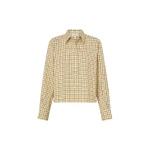 Oroton Check Crop Shirt - Oroton Tops - Australian Heritage Luxury - Shop at Luxury Shoes 